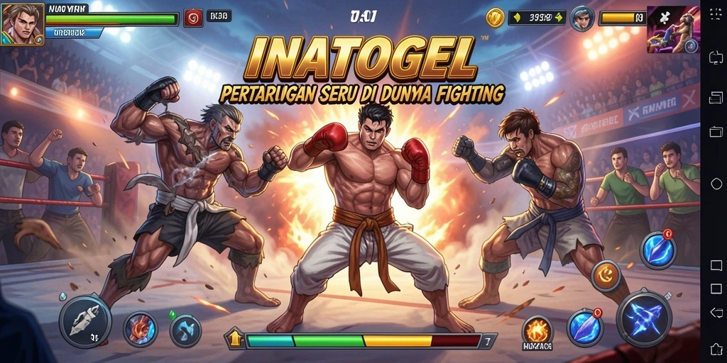 Gameplay Fighting seru dan mendebarkan di INATOGEL.