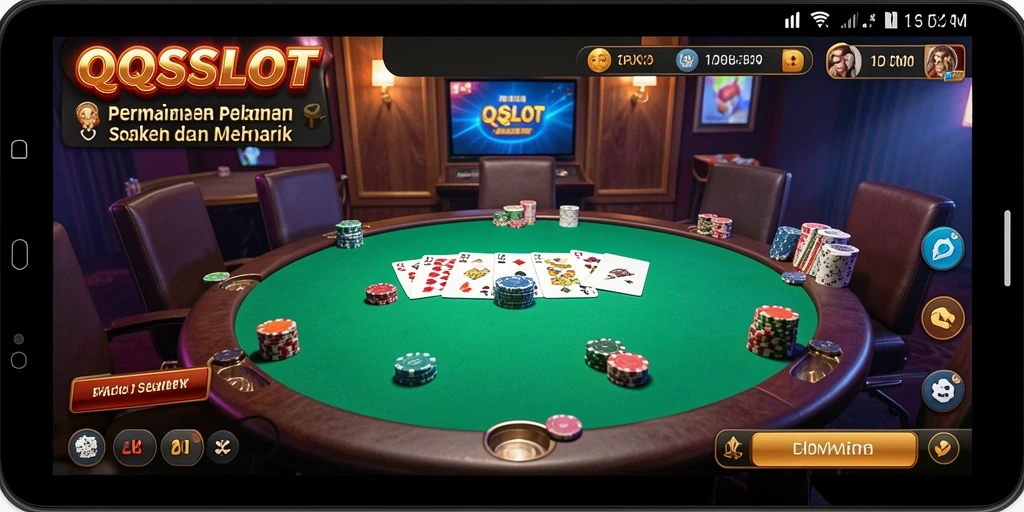 Tampilan gameplay QQSLOT yang menegangkan dan interaktif.
