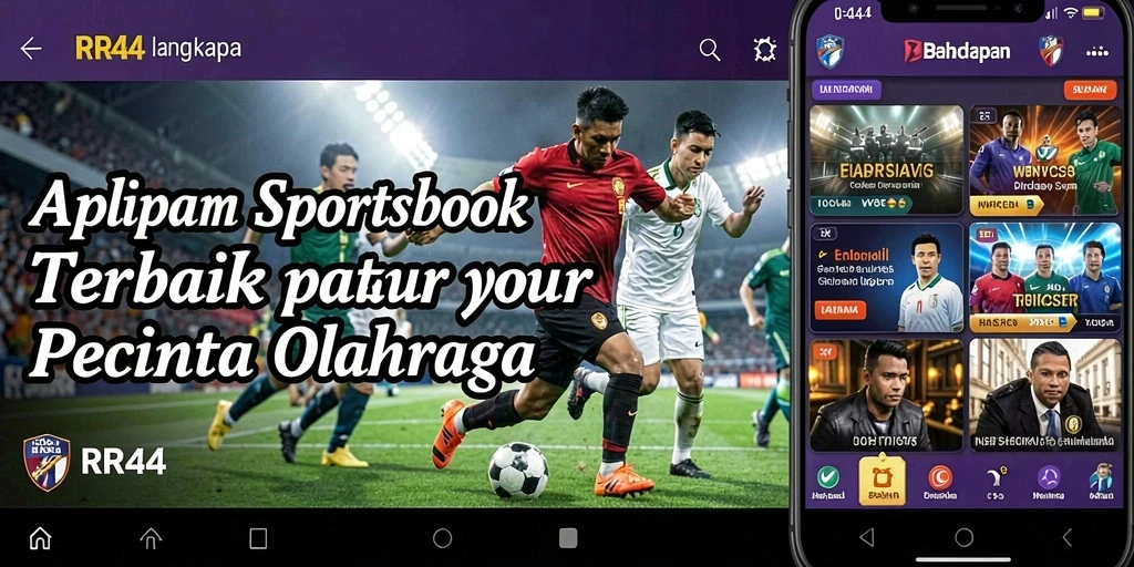 Screenshot gameplay RR44 yang menunjukkan taruhan olahraga yang menarik.