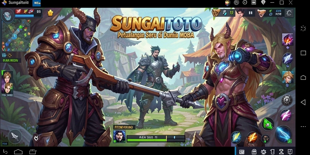 Tangkapan layar dari gameplay epik di SUNGAITOTO.
