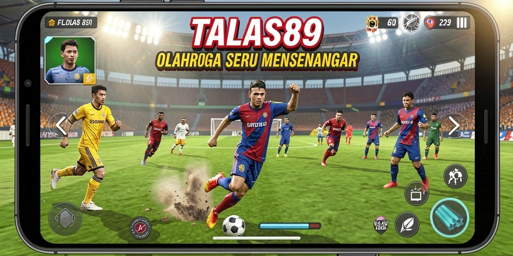 Tampilan gameplay seru dan penuh tantangan di TALAS89.