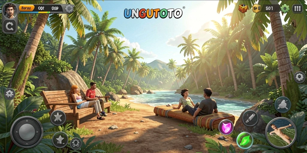 Screenshot gameplay UNGUTOTO menampilkan momen seru dalam bermain game Casual.