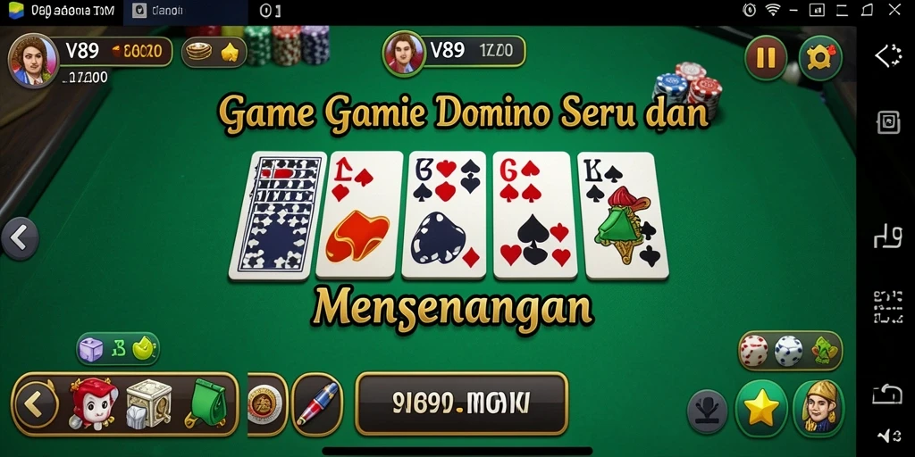 Tampilan gameplay V89 yang menarik dan seru.