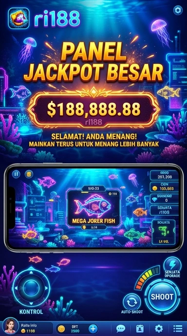 Tampilan antarmuka ri188 yang sederhana dan intuitif.